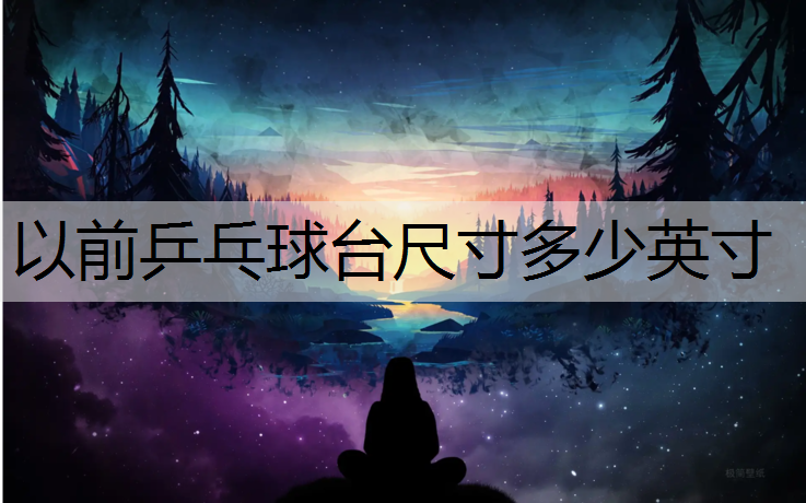 以前乒乓球台尺寸多少英寸