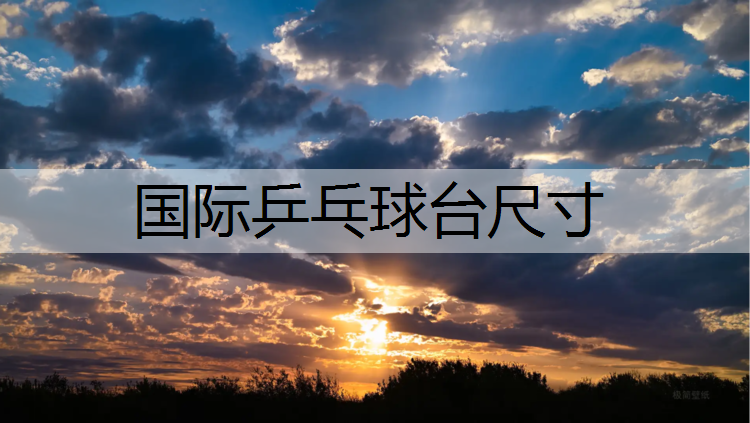 国际乒乓球台尺寸